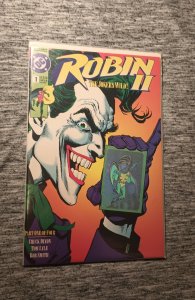 Robin II: The Joker's Wild! #1 Joker Close-Up Cover (1991)