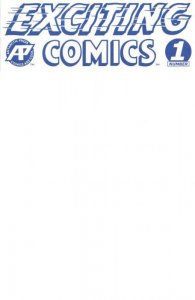 Exciting Comics (Antarctic) #1E VF/NM ; Antarctic | 70 Blank Variant