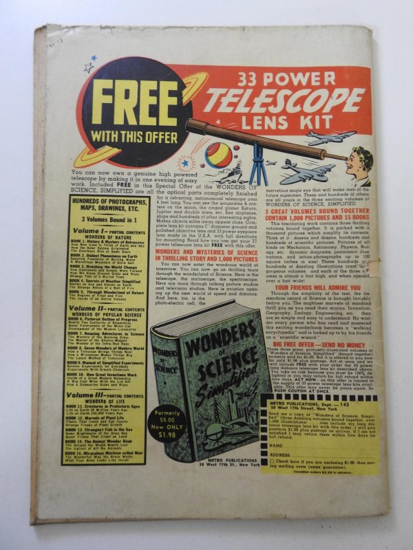 Red Ryder Comics #13 (1943) GD Condition Cover detached