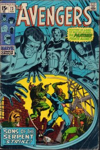 Avengers #73 - Black Panther Fights Alone (4.5 / 5.0) 1970