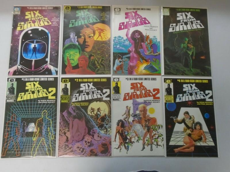 Six from Sirius 2 sets 8 different issues 8.0 VF (1984+85)