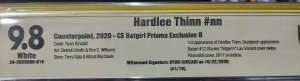 Hardlee Thinn #nn crystal fleck 1/10 CBCS 9.8 SIGNED By Ryan Kincaid 1st App