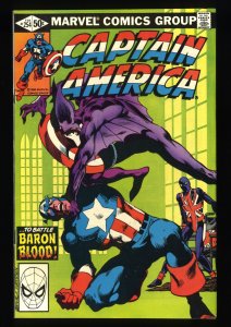 Captain America #254 VF 8.0