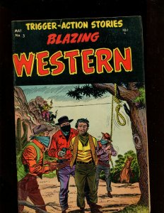 BLAZING WESTERN #3 (6.0) NOOSE COVER 