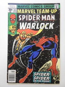 Marvel Team-Up #55 Spidey and Warlock! Sharp VF-NM Condition!