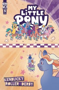 Mlp Kenbucky Roller Derby #5 Cvr B Valle Idw-prh Comic Book