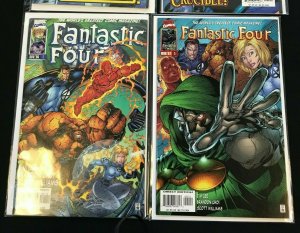 FANTASTIC FOUR #1, 4, 5, 5 4PC LOT (VF/NM) TERMINUS!! 1997