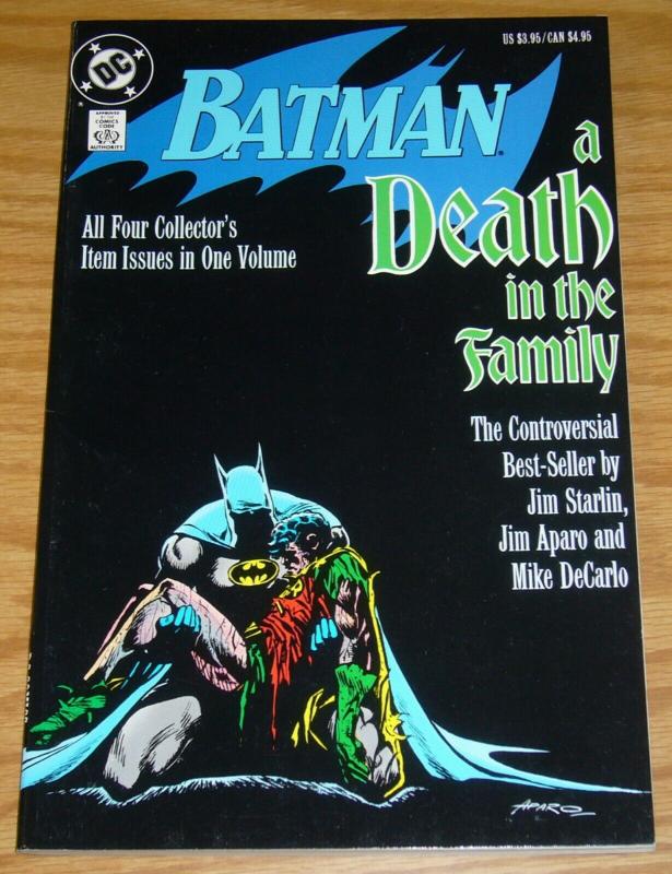 Batman: A Death in the Family TPB VF JOKER KILLS ROBIN jim starlin 426-429 (3rd)