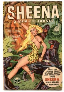 Sheena #18 1952-USED IN POP-Fiction House Jungle Comic VG