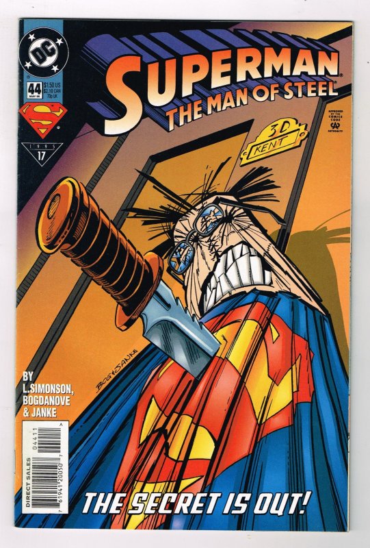 Superman: The Man of Steel #44 (1995) DC Comics