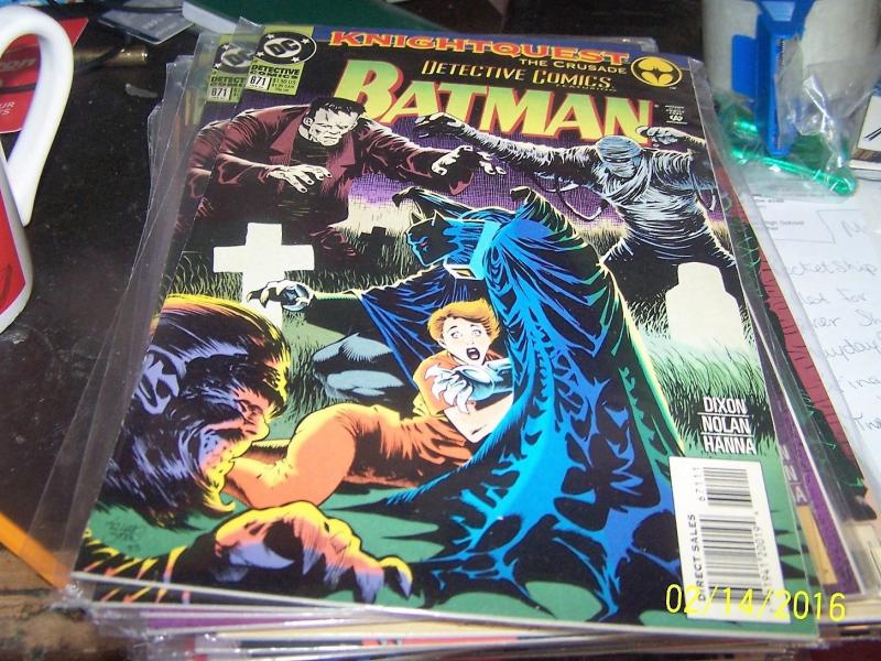 DETECTIVE COMICS  # 671 BATMAN DC AZRAEL ROBIN +THE JOKER+