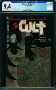 Batman: The Cult #1 (1988) CGC 9.4 NM