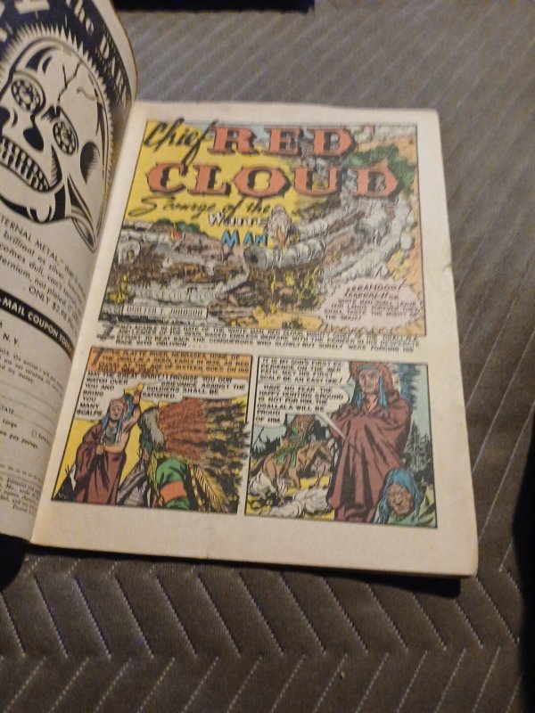 Indian Fighter #2 Youthful Magazines 1950  Golden Age Precode Bondage Cover Art