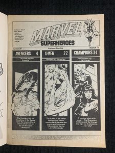 1981 MARVEL SUPERHEROES #371 FN 6.0 Avengers / X-Men / Champions