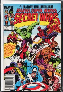 Marvel Super Heroes Secret Wars #1 Newsstand Edition (1984) [Key Issue]