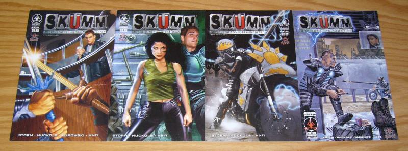 SKUMM #0 & 1-3 VF/NM complete series - kaare andrews/greg horn set lot 2