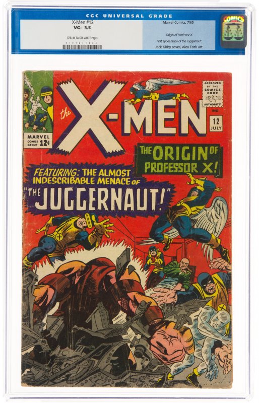 X-Men #12 (Marvel, 1965) CGC GRADED 3.5