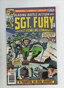 Sgt Fury And His Howling Commandos #134 - Traitor In Our Midst (Grade 7.5) 1976