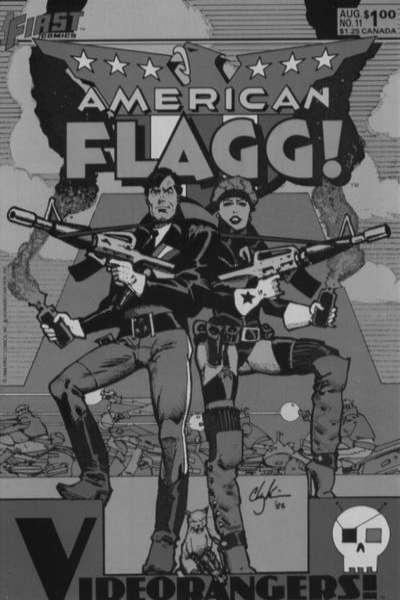 American Flagg! #11, VF+ (Stock photo)