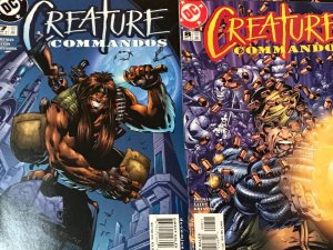 CREATURE COMMANDOS#1-8 NM LOT 2000  DC COMICS 