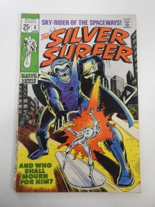 The Silver Surfer #5 (1969) GD Condition see desc
