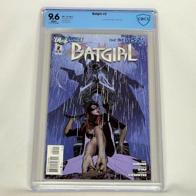 Batgirl #2 DC 2011 CBCS 9.6 NM+ Adam Hughes Cover Gail Simone Story