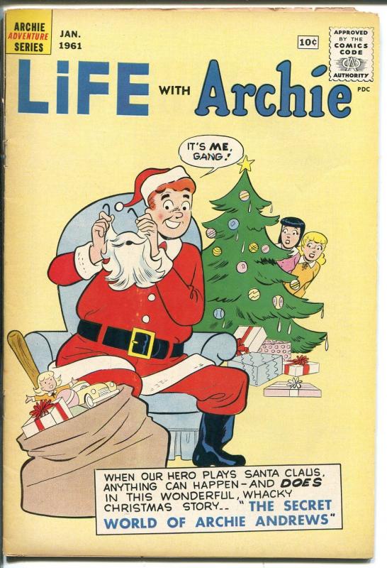 Life With Archie #6 1961-Betty & Veronica-Christmas-Santa Claus-VG+