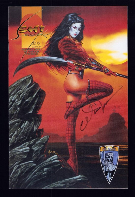 Shi Senryaku #3 - Joe Jusko Cover Signed by Billy Tucci (9/9.2) 1995