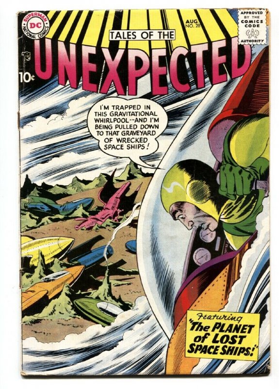 Tales of The Unexpected #28 1958-DC-comic book-sci-fi-mystery-VG