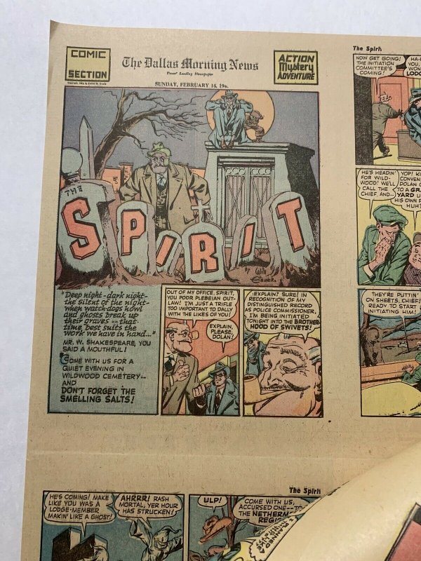 The Spirit Comic Book Section April 19 1942 - Februaury 14 1943 Complete 12 Iss