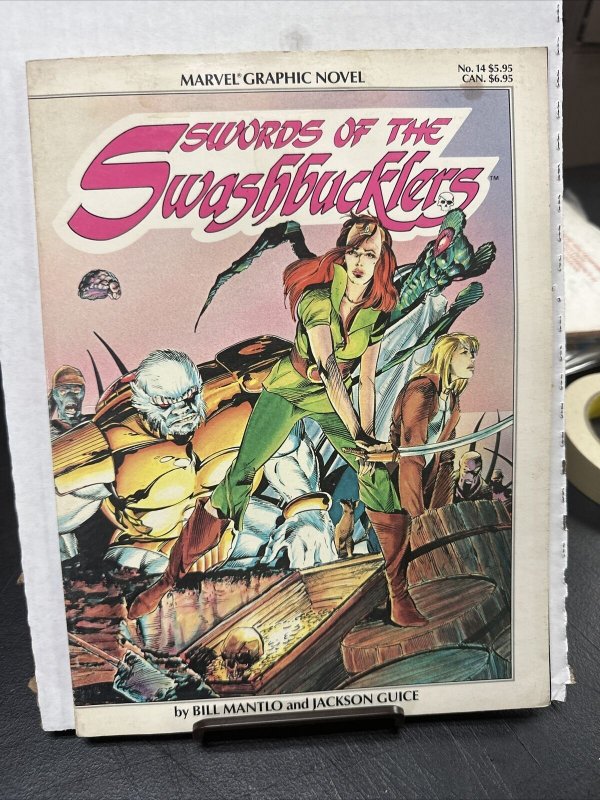 SWORDS OF THE SWASHBUCKLERS by Mantlo~Marvel Graphic Novel #14 from 1984