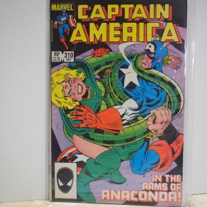 Captain America #310 (1985) VF First Anaconda!
