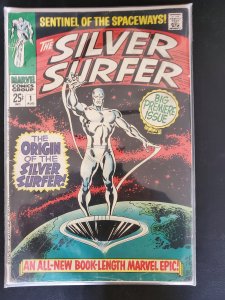 The Silver Surfer #1 (1968) Key Issue:  1st issue of Surfer's own series
