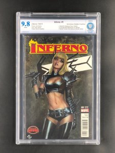 Inferno #1 (2015) Adi Granov 1:25 Retailer Incentive Variant Edition CBCS 9.8