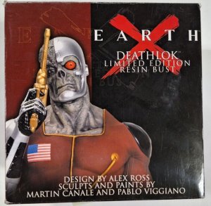 EARTH X DEATHLOK LIMITED ED BUST (2002) MARVEL/DYNAMIC FORCES Alex Ross w CoA