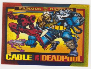 1993 Marvel Universe #178 Cable vs Deadpool