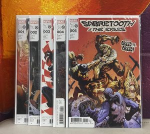 Sabretooth and the Exiles Set 1-5