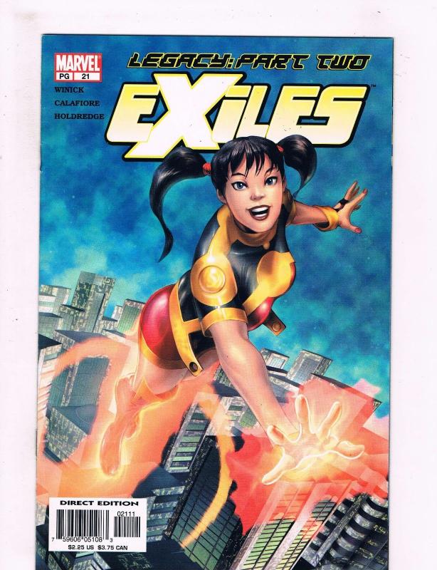 Lot Of 5 Exiles Marvel Comic Books # 21 22 23 24 25 Wolverine X-Men Hulk CH10