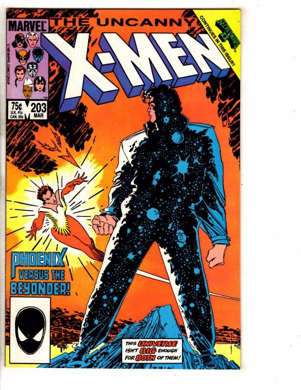 10 Uncanny X-Men Marvel Comic Books #177 188 191 195 198 199 202 203 206 215 GJ3