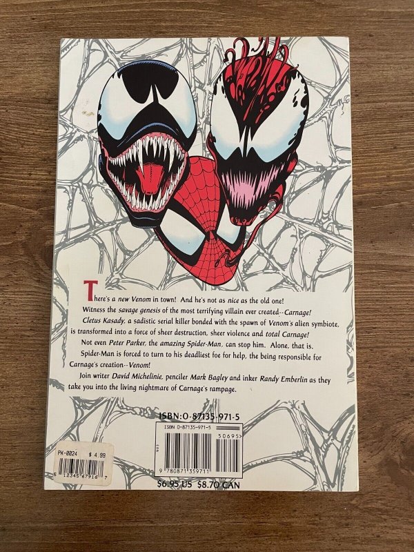 Spider-Man : Carnage Marvel Comics TPB Graphic Novel Comic Book Venom J925 