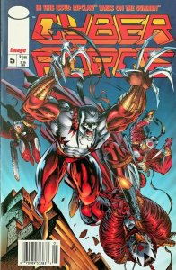 Cyberforce Cyber Force #5 Volume 2 Image Comics Newsstand June Jun 1994 (VFNM)