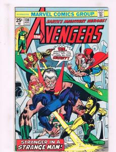Avengers # 138 FN/VF Marvel Comic Book Captain America Iron Man Hulk Vision AD2