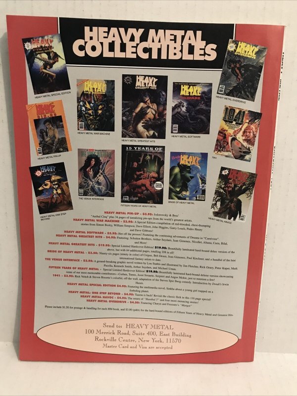 Heavy Metal Volume 20 #6 (Mature Reader) January 1997