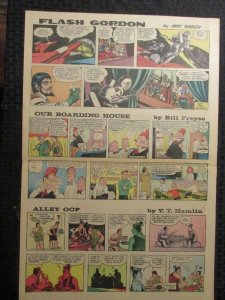 1967 March 19 Sunday Comic Section 14x21 8pg Flash Gordon Prince Valiant Peanuts
