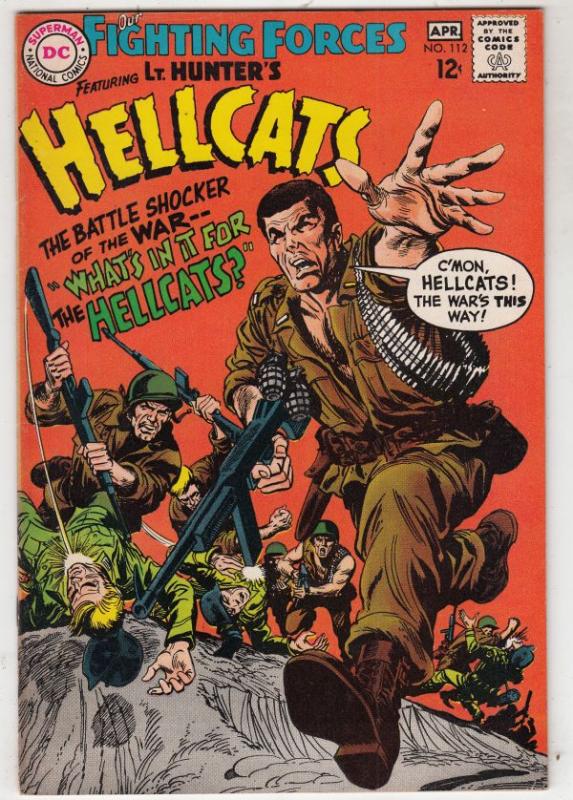 Our Fighting Forces #112 (Apr-68) VF High-Grade Lt. Hunter, the Hellcats (Bru...