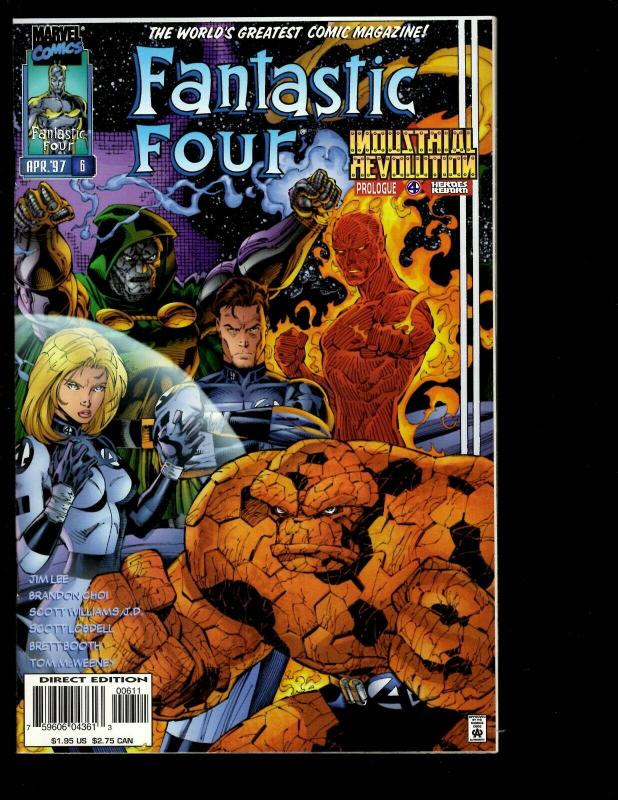 Lot of 11 Fantastic Four Marvel Comics # 1 2 3 4 5 6 7 8 9 10 11  JF26