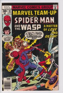 MARVEL TEAM-UP #60 The Wasp (Aug 1977) Nice VG 4.0 off white to white!