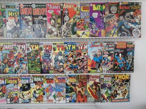 Huge Lot 170+ Silver/Bronze Comics W/ Daredevil, Iron Man, Thor, +More! See Desc