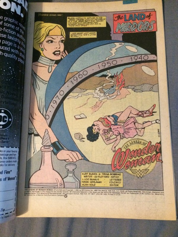 Legend of Wonder  Woman #2 DC Comics NM (1986)