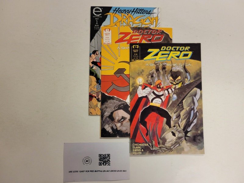 3 Epic Comics #1 Dragon Lines + #4 5 Doctor Zero 102 TJ9